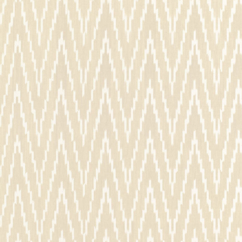 Kasari Ikat Sand 3470009 by Schumacher Fabric CHROMA SP14 See Sample INDIA MEDIUM DUTY </p><p>Repeat: Horizontal: 4 1/2" (11CM) and Vertical: 4 7/8" (12CM) 52" WIDE (132 CM) - Fabric Carolina -