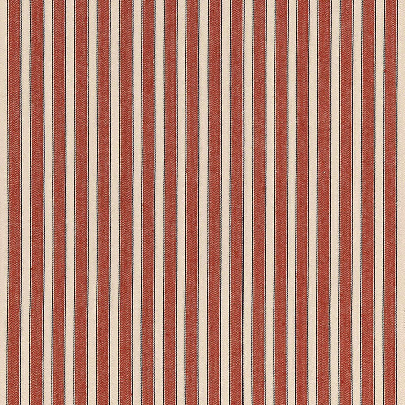 Antique Ticking Stripe Cayenne 3475003 by Schumacher Fabric A PASSAGE TO INDIA WOVENS See Sample INDIA LIGHT DUTY </p><p>Repeat: Horizontal: 1" (3CM) and Vertical: - 53" WIDE (135CM) - Fabric Carolina -