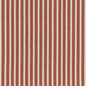 Antique Ticking Stripe Cayenne 3475003 by Schumacher Fabric