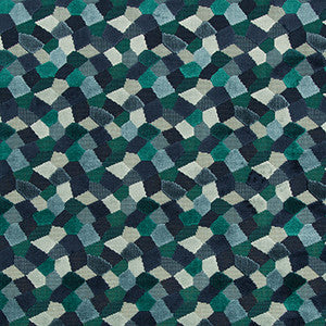 Modern Mosaic Peacock by Kravet Couture Fabric