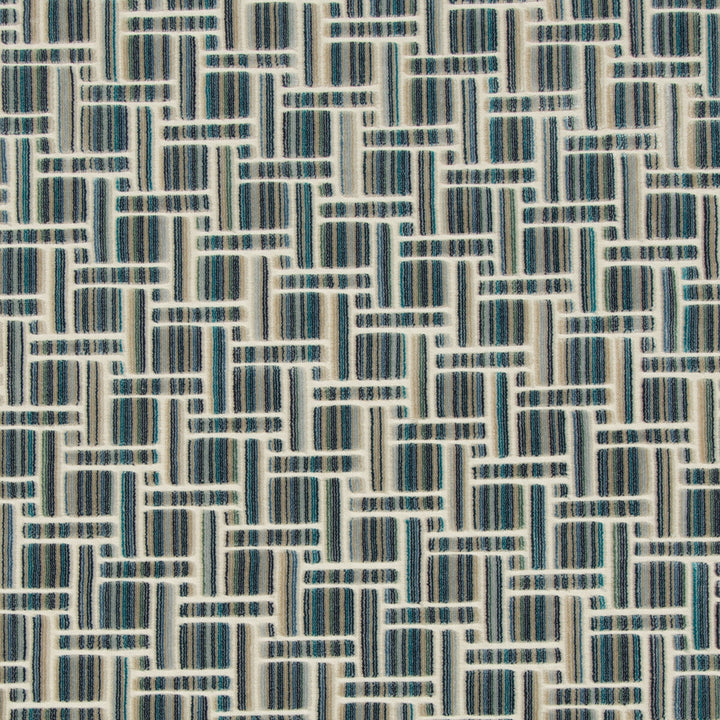 Inside Tracks Peacock by Kravet Couture Fabric ARTISAN VELVETS VISCOSE - 83%;POLYESTER - 17% Italy HEAVY Horizontal: 13.75 and Vertical: 12.5 55 - Fabric Carolina -