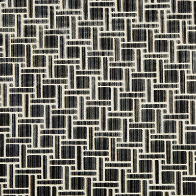 Inside Tracks Anthracite by Kravet Couture Fabric