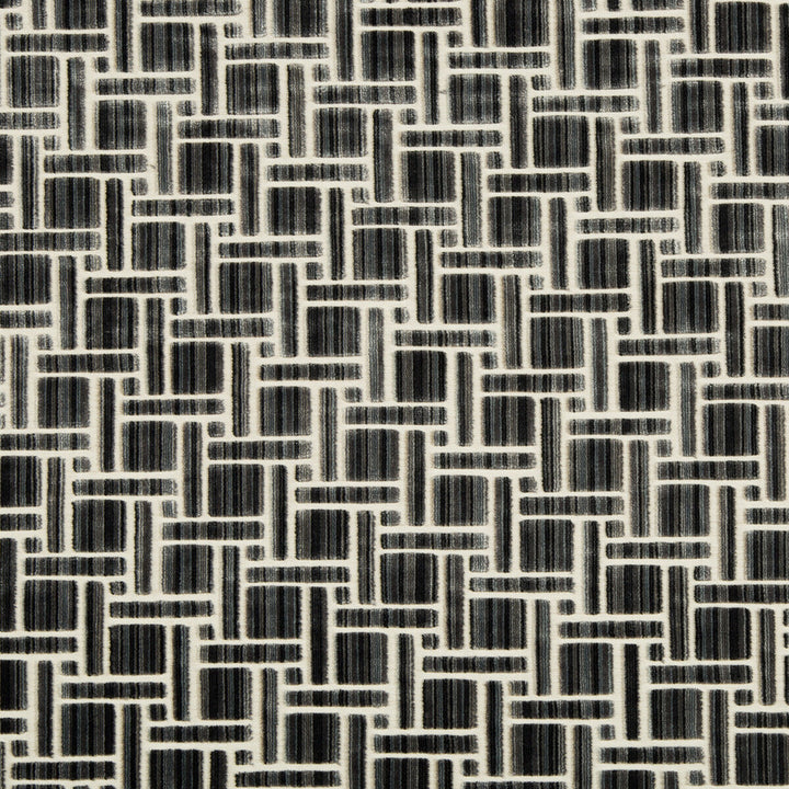 Inside Tracks Anthracite by Kravet Couture Fabric ARTISAN VELVETS VISCOSE - 83%;POLYESTER - 17% Italy HEAVY Horizontal: 13.75 and Vertical: 12.5 55 - Fabric Carolina -