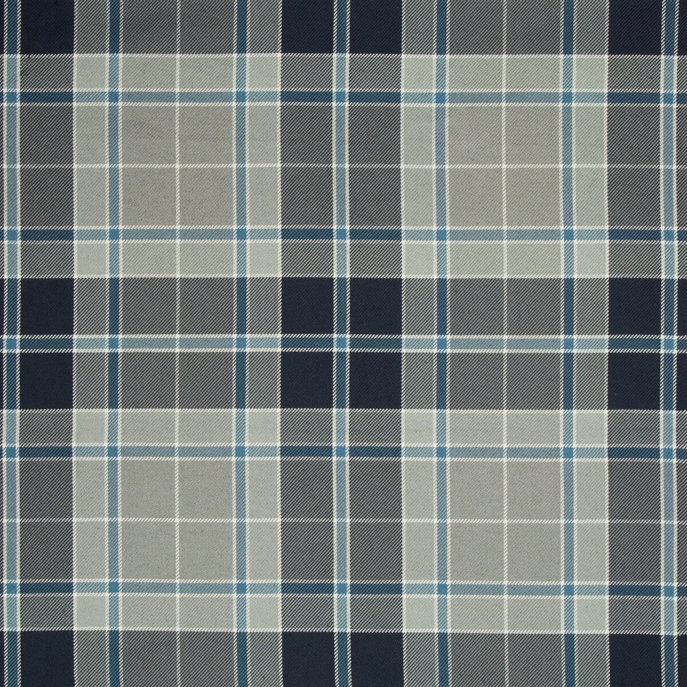 Handsome Plaid Delft by Kravet Couture Designer Fabric DAVID PHOENIX WELL-SUITED VISCOSE - 48%;LINEN - 38%;POLYESTER - 14% Italy HEAVY Horizontal: 13.75 and Vertical: 13.75 55 - Swanky Fabrics -