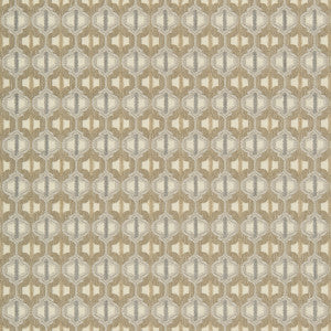 Turned Out Tile Alabaster by Kravet Couture Fabric