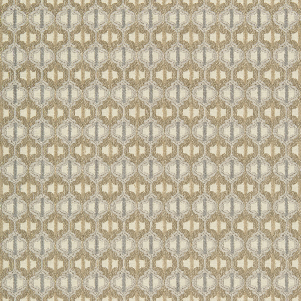 Turned Out Tile Alabaster by Kravet Couture Fabric DAVID PHOENIX WELL-SUITED COTTON - 50%;POLYESTER - 35%;VISCOSE - 15% India MEDIUM Horizontal: 1.25 and Vertical: 55 - Fabric Carolina -