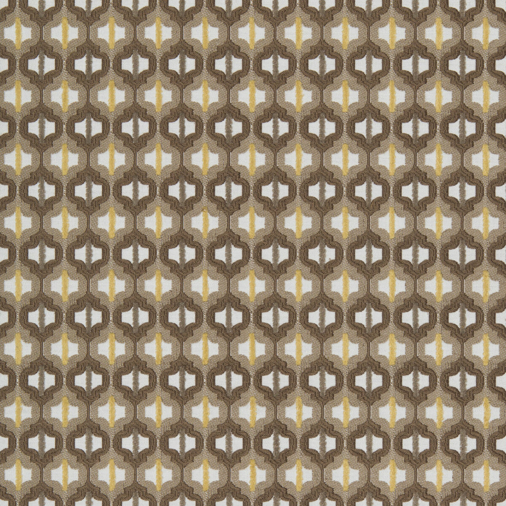 Turned Out Tile Tiger Eye by Kravet Couture Designer Fabric DAVID PHOENIX WELL-SUITED COTTON - 50%;POLYESTER - 35%;VISCOSE - 15% India MEDIUM Horizontal: 1.25 and Vertical: 0 55 - Swanky Fabrics -