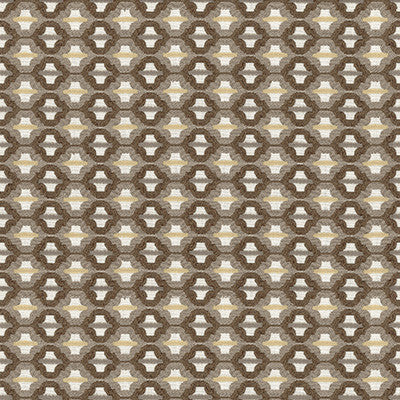 Turned Out Tile Tiger Eye by Kravet Couture Fabric