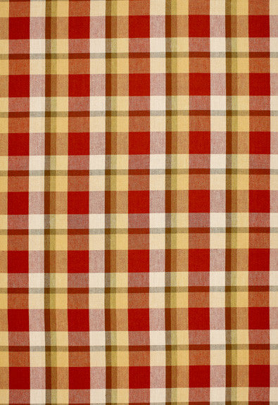 Augusta Linen Plaid Orchard 3484000 by Schumacher Fabric Chroma 100% Linen Martindale 16,000 Horizontal: 7 and Vertical: 6.875 54 - Fabric Carolina -
