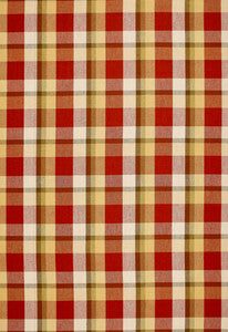 Augusta Linen Plaid Orchard 3484000 by Schumacher Fabric