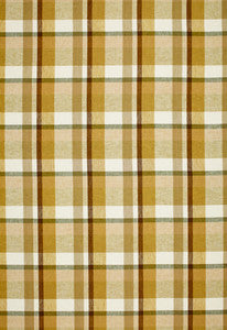 Augusta Linen Plaid Sand Dune 3484001 by Schumacher Fabric