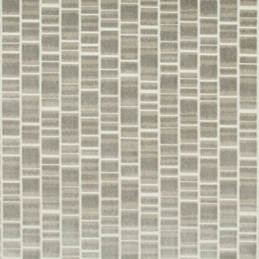 Caisson Pewter by Kravet Basics Designer Fabric THOM FILICIA ALTITUDE VISCOSE - 58%;POLYESTER - 42% India HEAVY Horizontal: 14.25 and Vertical: 7.5 54 - Swanky Fabrics -