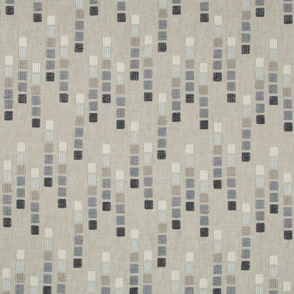 Slipstream Graphite by Kravet Basics Designer Fabric THOM FILICIA ALTITUDE POLYESTER - 60%;COTTON - 30%;LINEN - 10% India Horizontal: 4.5 and Vertical: 6.5 52 - Swanky Fabrics -