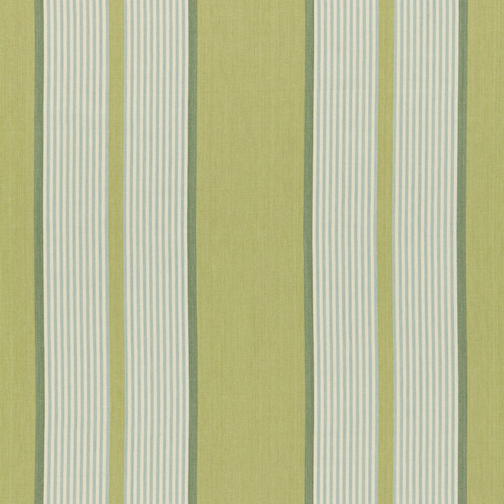 Summerside Stripe Pear 3486001 by Schumacher Fabric SEA ISLAND STRIPES See Sample INDIA MEDIUM DUTY </p><p>Repeat: Horizontal: 13 5/8" (35CM) and Vertical: - 54 1/2" WIDE (138CM) - Fabric Carolina -