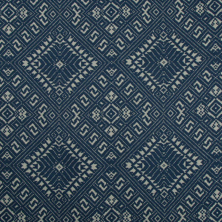 Penang Indigo by Kravet Design Designer Fabric OCEANIA INDOOR OUTDOOR SOLUTION DYED ACRYLIC - 100% United States HEAVY Horizontal: 14.5 and Vertical: 13.5 54 - Swanky Fabrics -