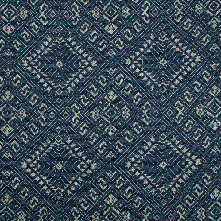 Penang Indigo by Kravet Design Fabric OCEANIA INDOOR OUTDOOR SOLUTION DYED ACRYLIC - 100% United States HEAVY Horizontal: 14.5 and Vertical: 13.5 54 - Fabric Carolina -