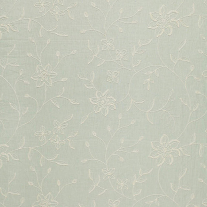 Georgia Linen Embroidery Aqua 3491000 by Schumacher Fabric SCHUMACHER CHROMA SPR. '07 LINEN 100% INDIA WYZENBEEK 10,000 </p><p>Repeat: Horizontal: 26" (66CM) and Vertical: 19 1/2" (50CM) 52 - Fabric Carolina -