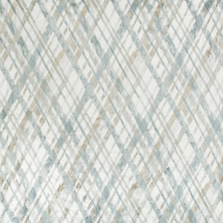 Runway Plaid Skylight by Kravet Couture Fabric MODERN TAILOR COTTON - 44%;LINEN - 29%;VISCOSE - 19%;SPUN POLYESTER - 8% India LIGHT Horizontal: 17 and Vertical: 31.25 51 - Fabric Carolina -