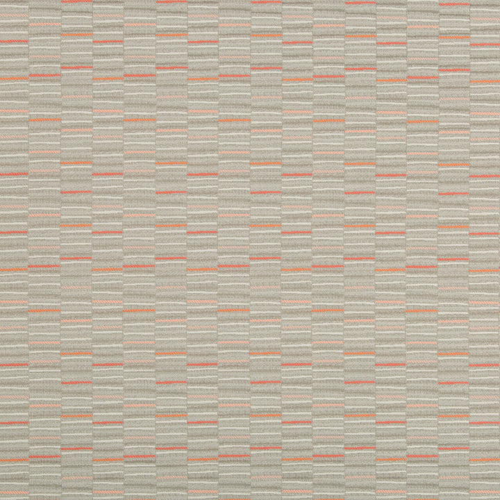 Lined Up Melon by Kravet Contract Fabric GIS CRYPTON POLYESTER - 100% United States HEAVY Horizontal: 3.5 and Vertical: 7.5 55.75 - Fabric Carolina -
