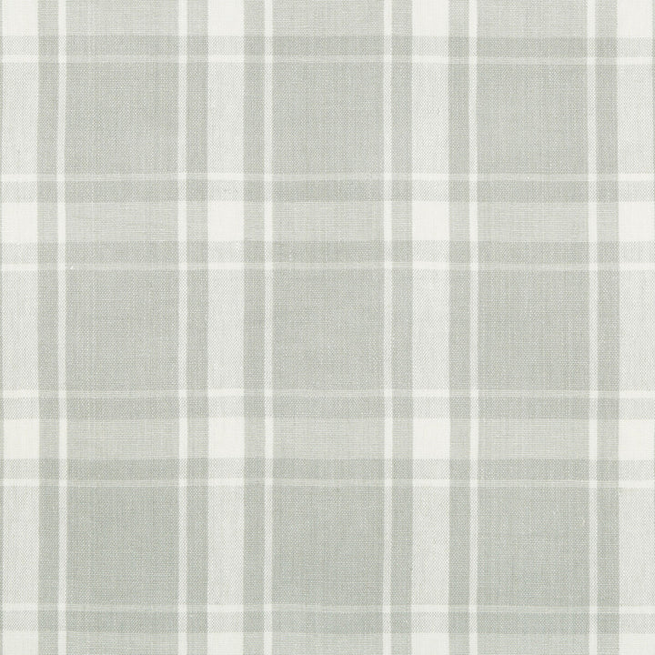 Setts Check Grey by Kravet Design Fabric - LINEN - 100% India MEDIUM Horizontal: 5.25 and Vertical: 5.25 53 - Fabric Carolina -