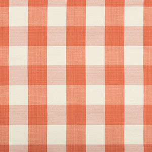 Brigitta Check Coral by Kravet Design Fabric