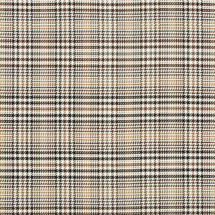 Bisset Plaid Saddle by Kravet Design Fabric - POLYESTER - 100% China HEAVY Horizontal: 14.17 and Vertical: 18.11 54 - Fabric Carolina -