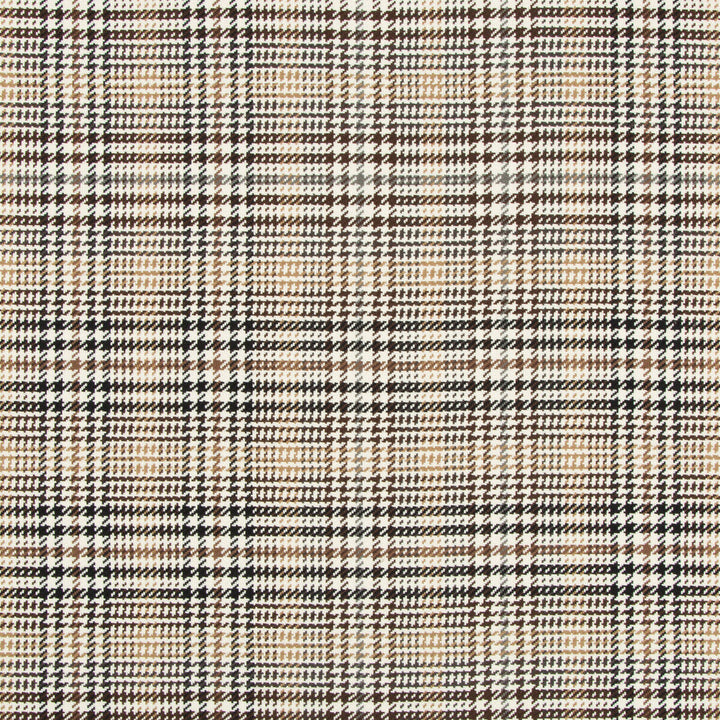 Bisset Plaid Saddle by Kravet Design Designer Fabric - POLYESTER - 100% China HEAVY Horizontal: 14.17 and Vertical: 18.11 54 - Swanky Fabrics -