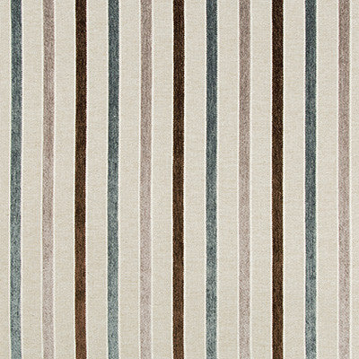Emelie Stripe Otter by Kravet Design Fabric