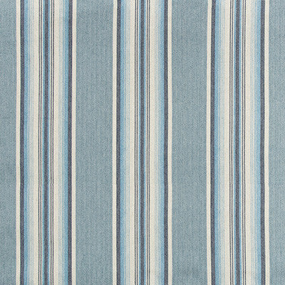 Lodeve Ticking Cornflower by Kravet Design Fabric