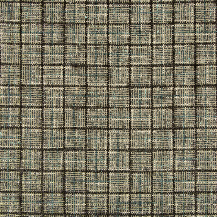 Wenthworth Check Shale by Kravet Couture Fabric DAVID PHOENIX WELL-SUITED COTTON - 51%;ACRYLIC - 20%;VISCOSE - 18%;LINEN - 6%;POLYESTER - 4%;WOOL - 1% Italy HEAVY Horizontal: 1.38 and Vertical: 1.38 55 - Fabric Carolina -