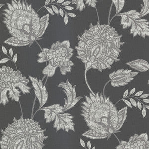 Danfi Black Jacobeans Wallpaper by Eijffinger