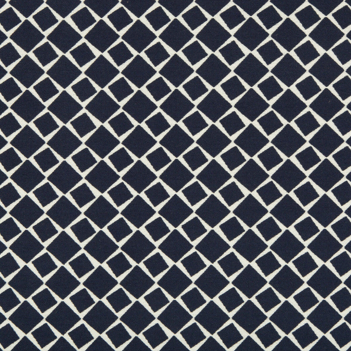 Diamondedge Navy by Kravet Design Designer Fabric KATE SPADE AMUSEMENTS COTTON - 85%;POLYESTER - 15% Turkey MEDIUM Horizontal: 2.36 and Vertical: 2.36 54 - Swanky Fabrics -