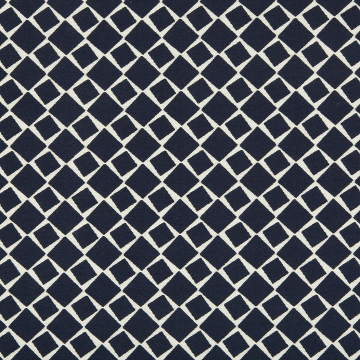 Diamondedge Navy by Kravet Design Fabric KATE SPADE AMUSEMENTS COTTON - 85%;POLYESTER - 15% Turkey MEDIUM Horizontal: 2.36 and Vertical: 2.36 54 - Fabric Carolina -