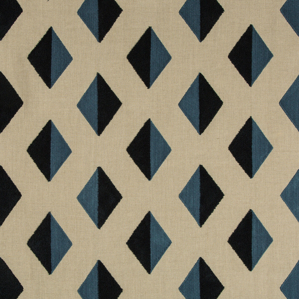 Barroco Boucle Denim by Kravet Design Fabric NATE BERKUS WELL-TRAVELED LINEN - 60%;ACRYLIC - 40% India LIGHT Horizontal: 8.5 and Vertical: 7.5 52 - Fabric Carolina -