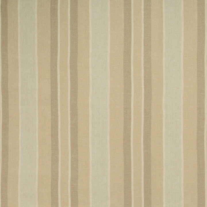 Bondi Stripe Caramel by Kravet Design Fabric NATE BERKUS WELL-TRAVELED LINEN - 100% India LIGHT Horizontal: 10.375 and Vertical: 0 54 - Fabric Carolina -