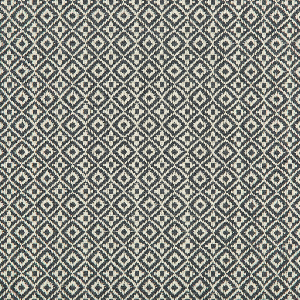 Attribute Grid Denim by Kravet Design Fabric NATE BERKUS WELL-TRAVELED COTTON - 96%;POLYCOTTON - 4% India HEAVY Horizontal: 0.6 and Vertical: 0.6 55 - Fabric Carolina -