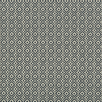 Attribute Grid Denim by Kravet Design Fabric