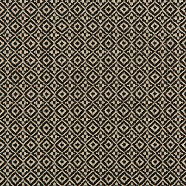 Attribute Grid Nero by Kravet Design Fabric NATE BERKUS WELL-TRAVELED COTTON - 96%;POLYCOTTON - 4% India HEAVY Horizontal: 0.6 and Vertical: 0.6 55 - Fabric Carolina -