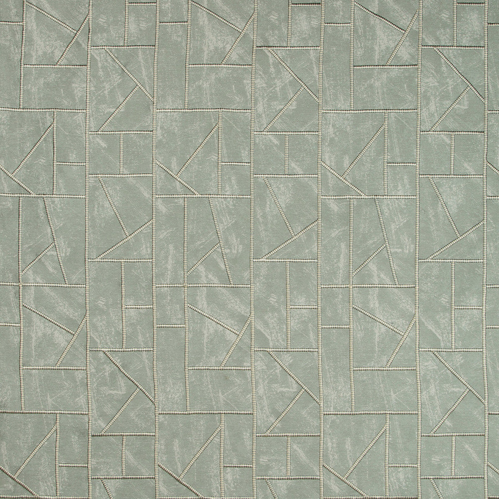 Bamboo Stitch Seaglass by Kravet Couture Fabric IZU COLLECTION COTTON - 59%;VISCOSE - 25%;SPUN POLYESTER - 16% India LIGHT Horizontal: 12.7 and Vertical: 23.2 51 - Fabric Carolina -