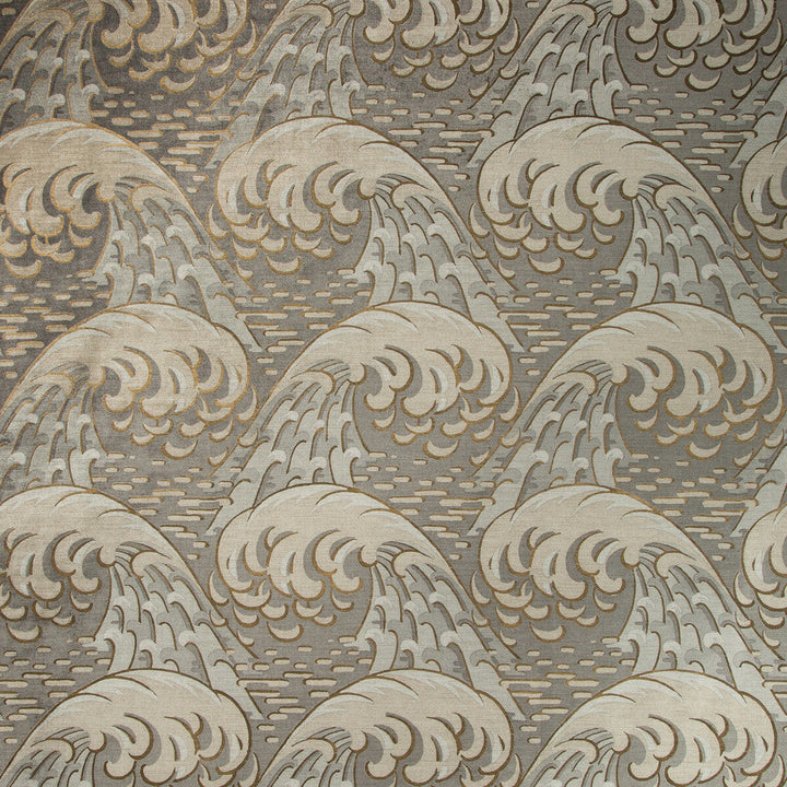 Kaiyou Pewter by Kravet Couture Designer Fabric IZU COLLECTION VISCOSE - 60%;COTTON - 40% Thailand MEDIUM Horizontal: 13.5 and Vertical: 18.53 54 - Swanky Fabrics -