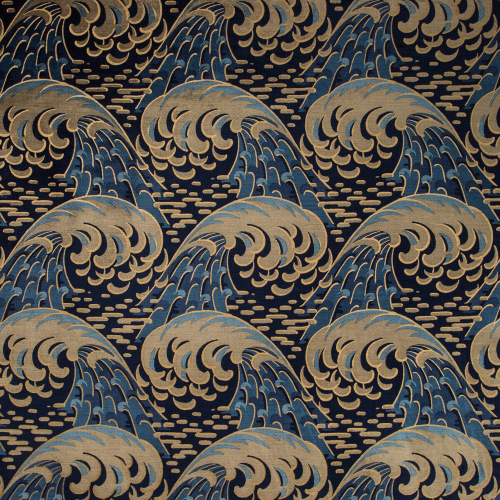 Kaiyou Indigo by Kravet Couture Fabric IZU COLLECTION VISCOSE - 60%;COTTON - 40% Thailand MEDIUM Horizontal: 13.5 and Vertical: 18.53 54 - Fabric Carolina -
