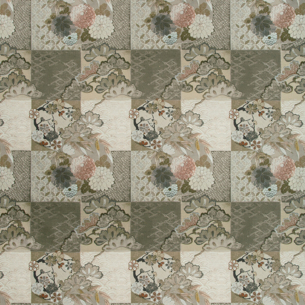 Osode Stone/Blush by Kravet Couture Fabric IZU COLLECTION COTTON - 46%;VISCOSE - 36%;LINEN - 18% Italy HEAVY Horizontal: 17 and Vertical: 25.5 55 - Fabric Carolina -