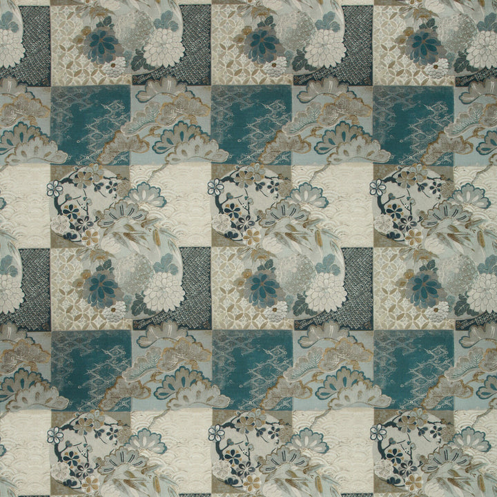 Osode Sea by Kravet Couture Fabric IZU COLLECTION COTTON - 46%;VISCOSE - 36%;LINEN - 18% Italy HEAVY Horizontal: 17 and Vertical: 25.5 55 - Fabric Carolina -