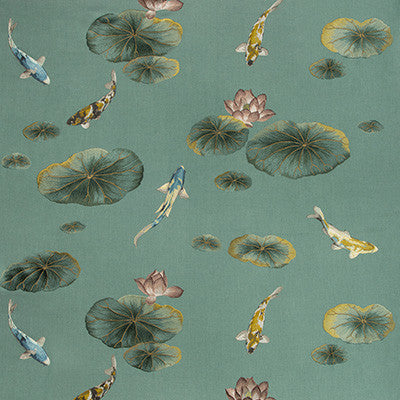 Lotus Pond Limestone by Kravet Couture Fabric