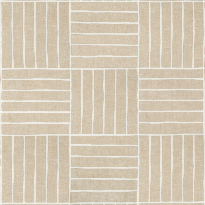 Local Grid Natural by Kravet Design Fabric BARCLAY BUTERA SAGAMORE LINEN - 93%;POLYESTER - 7% India Horizontal: 26 and Vertical: 26 52 - Fabric Carolina -