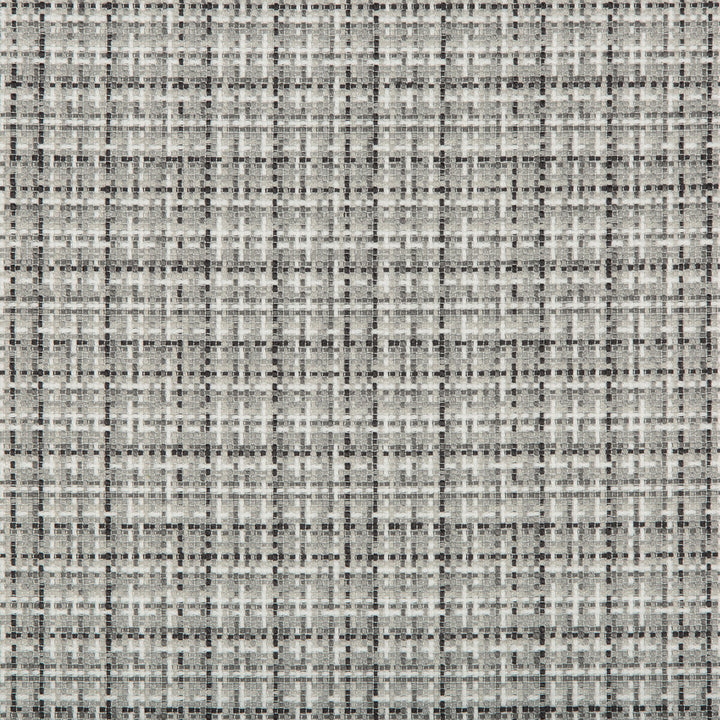 Checkerton Graphite by Kravet Basics Fabric BERMUDA COTTON - 89%;POLYESTER - 11% India HEAVY Horizontal: 2.14 and Vertical: 2.3 54 - Fabric Carolina -