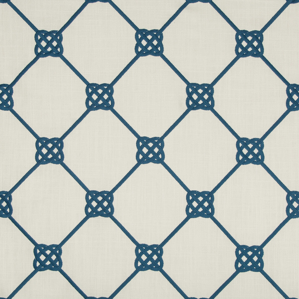 Knotbridge Marine by Kravet Basics Fabric BERMUDA COTTON - 51%;LINEN - 17%;POLYESTER - 17%;VISCOSE - 15% India Horizontal: 8.5 and Vertical: 9 51.5 - Fabric Carolina -