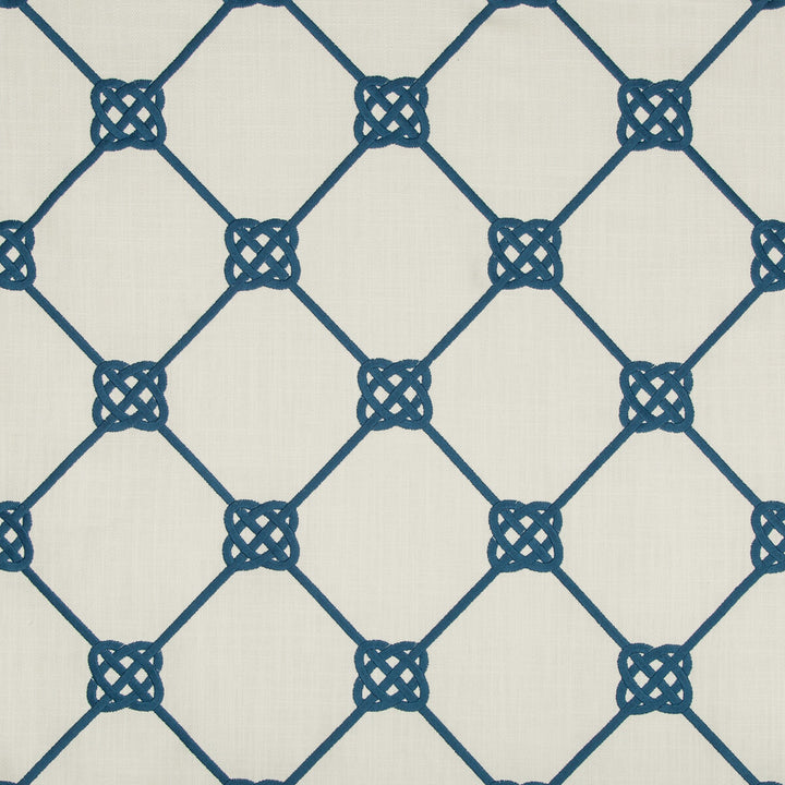 Knotbridge Marine by Kravet Basics Fabric BERMUDA COTTON - 51%;LINEN - 17%;POLYESTER - 17%;VISCOSE - 15% India Horizontal: 8.5 and Vertical: 9 51.5 - Fabric Carolina -