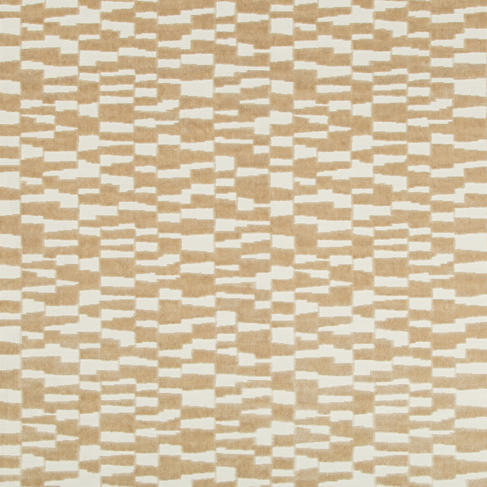 Mod Velvet Camel by Kravet Basics Fabric BERMUDA POLYESTER - 68%;VISCOSE - 32% India HEAVY Horizontal: 13.5 and Vertical: 7.75 54 - Fabric Carolina -