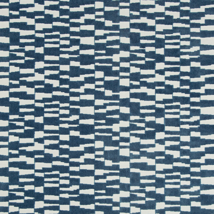Mod Velvet Marine by Kravet Basics Fabric BERMUDA POLYESTER - 68%;VISCOSE - 32% India HEAVY Horizontal: 13.5 and Vertical: 7.75 54 - Fabric Carolina -